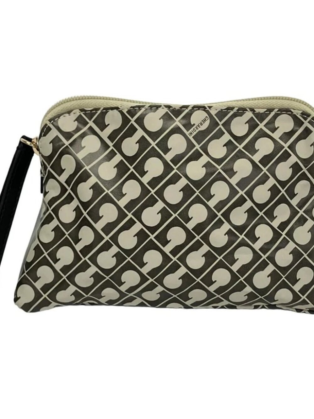 GHERARDINI Beige Brown PVC Pouch